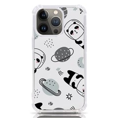 Panda Floating In Space And Star Iphone 13 Pro Tpu Uv Print Case