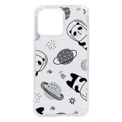 Panda Floating In Space And Star Iphone 14 Pro Max Tpu Uv Print Case