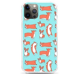 Corgis On Teal Iphone 12 Pro Max Tpu Uv Print Case