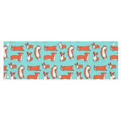 Corgis On Teal Banner And Sign 6  X 2  by Wav3s