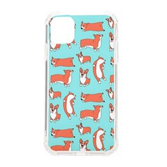 Corgis On Teal Iphone 11 Tpu Uv Print Case