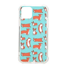 Corgis On Teal Iphone 11 Pro 5 8 Inch Tpu Uv Print Case by Wav3s