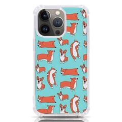 Corgis On Teal Iphone 13 Pro Tpu Uv Print Case