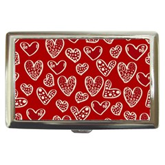 Vector Seamless Pattern Of Hearts With Valentine s Day Cigarette Money Case by Wav3s