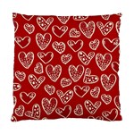 Vector Seamless Pattern Of Hearts With Valentine s Day Standard Cushion Case (Two Sides) Back