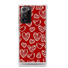 Vector Seamless Pattern Of Hearts With Valentine s Day Samsung Galaxy Note 20 Ultra Tpu Uv Case by Wav3s