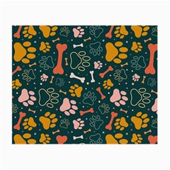 Dog Paw Colorful Fabrics Digitally Small Glasses Cloth by Wav3s