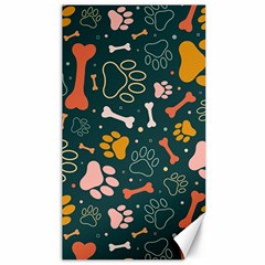 Dog Paw Colorful Fabrics Digitally Canvas 40  X 72 