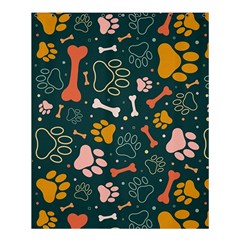 Dog Paw Colorful Fabrics Digitally Shower Curtain 60  X 72  (medium)  by Wav3s