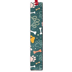 Dog Paw Colorful Fabrics Digitally Large Book Marks by Wav3s