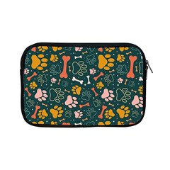 Dog Paw Colorful Fabrics Digitally Apple Ipad Mini Zipper Cases by Wav3s