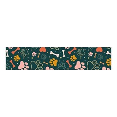 Dog Paw Colorful Fabrics Digitally Velvet Scrunchie by Wav3s