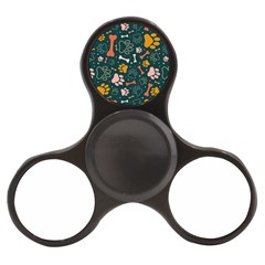 Dog Paw Colorful Fabrics Digitally Finger Spinner by Wav3s