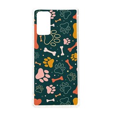 Dog Paw Colorful Fabrics Digitally Samsung Galaxy Note 20 Tpu Uv Case