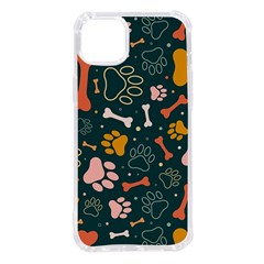 Dog Paw Colorful Fabrics Digitally Iphone 14 Plus Tpu Uv Print Case by Wav3s