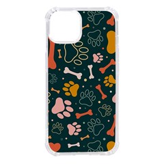 Dog Paw Colorful Fabrics Digitally Iphone 14 Tpu Uv Print Case by Wav3s