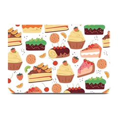 Seamless Pattern Hand Drawing Cartoon Dessert And Cake Plate Mats by Wav3s