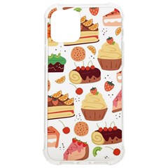 Seamless Pattern Hand Drawing Cartoon Dessert And Cake Iphone 12/12 Pro Tpu Uv Print Case by Wav3s