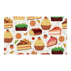 Seamless Pattern Hand Drawing Cartoon Dessert And Cake Banner And Sign 5  X 3  by Wav3s