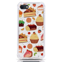 Seamless Pattern Hand Drawing Cartoon Dessert And Cake Iphone Se by Wav3s