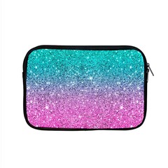 Pink And Turquoise Glitter Apple Macbook Pro 15  Zipper Case by Wav3s