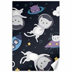 Space Cat Illustration Pattern Astronaut Canvas 20  x 30  19.62 x28.9  Canvas - 1