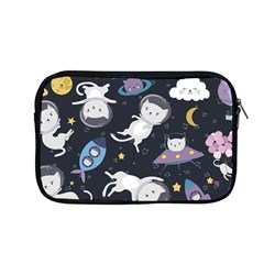 Space Cat Illustration Pattern Astronaut Apple Macbook Pro 13  Zipper Case by Wav3s