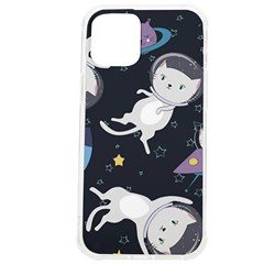 Space Cat Illustration Pattern Astronaut Iphone 12 Pro Max Tpu Uv Print Case by Wav3s