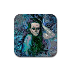 Alphonse Woman Rubber Coaster (square) by MRNStudios