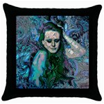 Alphonse Woman Throw Pillow Case (Black) Front