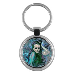 Alphonse Woman Key Chain (round) by MRNStudios