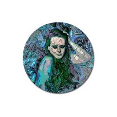 Alphonse Woman Magnet 3  (round) by MRNStudios