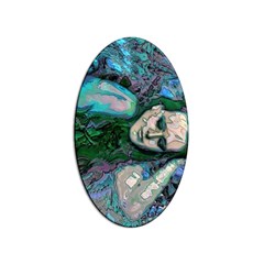 Alphonse Woman Sticker Oval (100 Pack) by MRNStudios