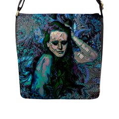 Alphonse Woman Flap Closure Messenger Bag (l) by MRNStudios