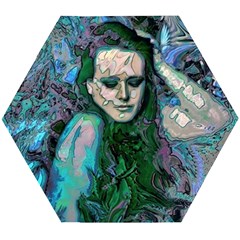 Alphonse Woman Wooden Puzzle Hexagon by MRNStudios