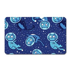 Cat Spacesuit Space Suit Astronaut Pattern Magnet (rectangular) by Wav3s