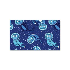 Cat Spacesuit Space Suit Astronaut Pattern Sticker Rectangular (100 Pack) by Wav3s