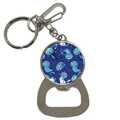 Cat Spacesuit Space Suit Astronaut Pattern Bottle Opener Key Chain by Wav3s