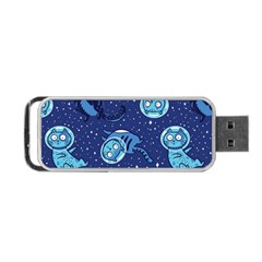 Cat Spacesuit Space Suit Astronaut Pattern Portable Usb Flash (two Sides) by Wav3s