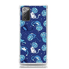 Cat Spacesuit Space Suit Astronaut Pattern Samsung Galaxy Note 20 Tpu Uv Case by Wav3s