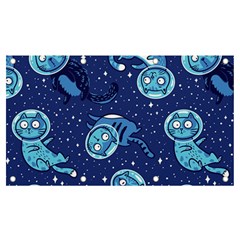 Cat Spacesuit Space Suit Astronaut Pattern Banner and Sign 7  x 4 