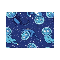 Cat Spacesuit Space Suit Astronaut Pattern Premium Plush Fleece Blanket (mini) by Wav3s