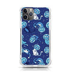 Cat Spacesuit Space Suit Astronaut Pattern Iphone 11 Pro 5 8 Inch Tpu Uv Print Case by Wav3s