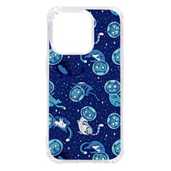 Cat Spacesuit Space Suit Astronaut Pattern Iphone 14 Pro Tpu Uv Print Case by Wav3s