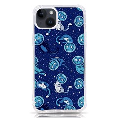 Cat Spacesuit Space Suit Astronaut Pattern Iphone 14 Plus Tpu Uv Print Case