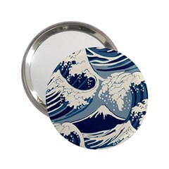 Japanese Wave Pattern 2 25  Handbag Mirrors by Wav3s