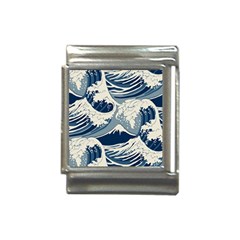 Japanese Wave Pattern Italian Charm (13mm) by Wav3s