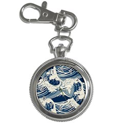 Japanese Wave Pattern Key Chain Watches by Wav3s