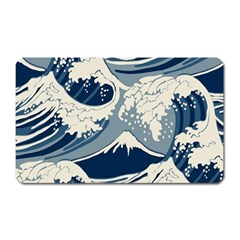 Japanese Wave Pattern Magnet (rectangular) by Wav3s