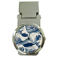 Japanese Wave Pattern Money Clip Watches by Wav3s